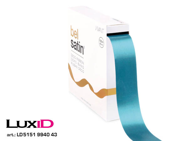 Bel satin 43 turquoise 40mm x 100m